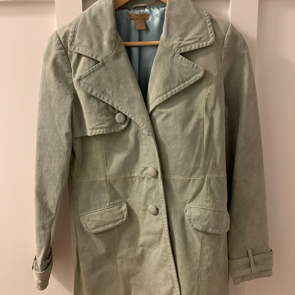 Leather coat